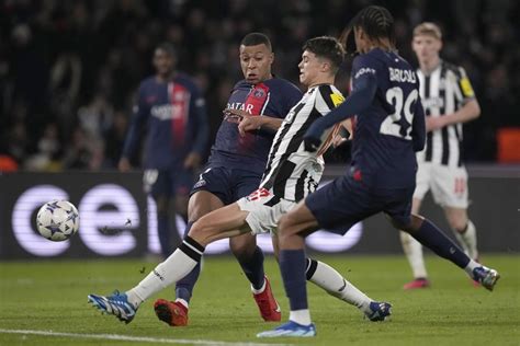 Mbappé penalty rescues draw for PSG against Newcastle in Champions League